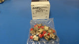 (1 PC) 503480-2 AMP Fiber Optic Connectors ADAPTER METAL SIM SC/FC CER
