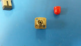 (1 PC) 503480-2 AMP Fiber Optic Connectors ADAPTER METAL SIM SC/FC CER
