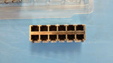 SS-73100-001 Connector Modular Stack Jack F 96 POS 2.54mm Terminal 12 Port