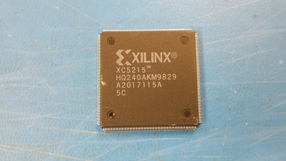 (1 PC) XC5215-5HQ240C XILINX FPGA, 484 CLBS, 15000 GATES, 83MHz, PQFP240