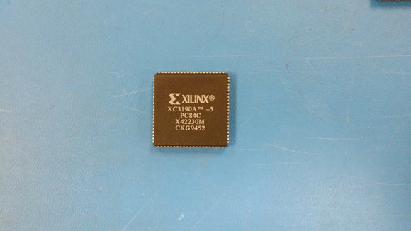 (1 PC) XC3190A-5PC84C XILINX FPGA 320 CLBS 5000 GATES 188MHz PLCC84