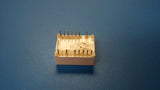 (2 PCS) MAN8640 GI Displays Module 1DIGIT 8LED Hi-Eff. Red CC 14-Pin DIP
