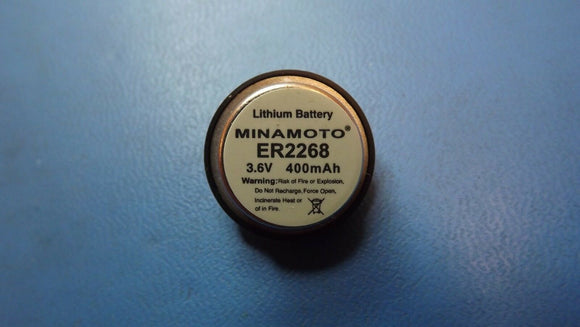 (1PC) ER2268 MINAMOTO LITHIUM BATTERY 3.6V 400 mAh