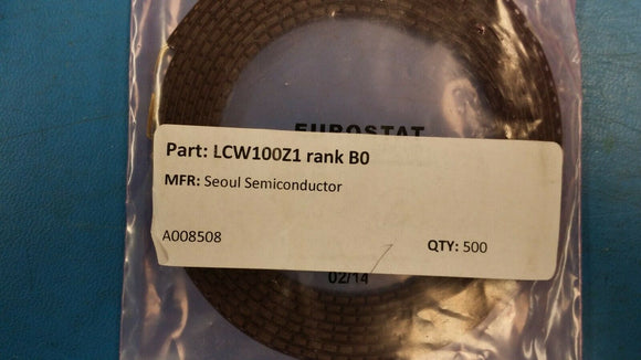 (10 PCS) LCW100Z1 SEOUL SEMI LED, Cool White, SMD, 20 mA, 3.1 V, 2.1 cd