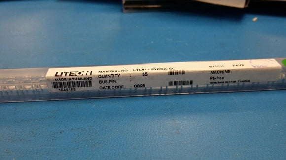 (650 PCS) LTL911SYKSA LITEON LED Uni-Color Amber 596nm 4-Pin ROHS
