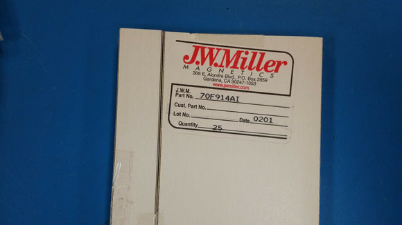 (10 PCS) 70F914AI JW MILLER RF Fixed Inductors 910uH 5%, Obsolete