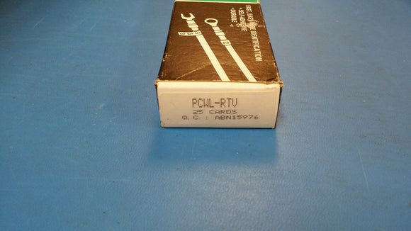 (1 BOX OF 25 CARDS) PCWL-RTV PANDUIT RETURN TO VENDOR CARD (14 LABELS PER CARD)