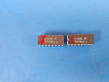 (2 pcs) MM5290J-3 NSC Page Mode DRAM, 16KX1, 200ns, MOS, CDIP16