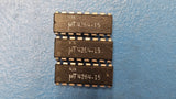 (2 PCS) MT4264-15 MICRON Page Mode DRAM, 64KX1, 150ns, MOS, PDIP16