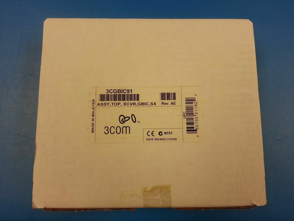 (1 pc) 3CGBIC91 3COM GBIC 1000BASE-SX GBIC Transceiver