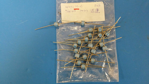 (10 PCS) 2027-23-C Gas Discharge Tubes 230VDC 10KADC 10AAC 1pF Axial Thru-Hole