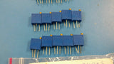 (2pcs) 3296Y-1-203 BOURNS TRIM RES Thru-Hole 3/8" 20Kohms Sealed Vertical Adjust