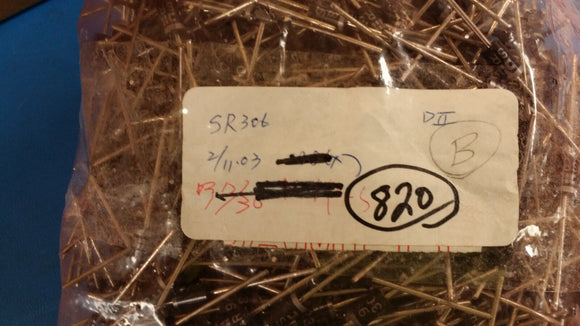 (20 PCS) SR306 DIODES INC Diode Schottky 60V 3A 2-Pin DO-201AD