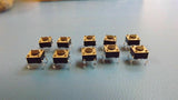 (10PCS) PHAP3301 KEYPAD SWITCH, SPST, 0.05A, 12VDC, 2.1N, PUSHBUTTON
