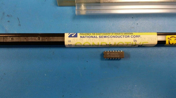 (1 PC) LM149J/883C NSC QUAD OP-AMP 6000uV OFFSET-MAX 4MHz BAND WIDTH CDIP14