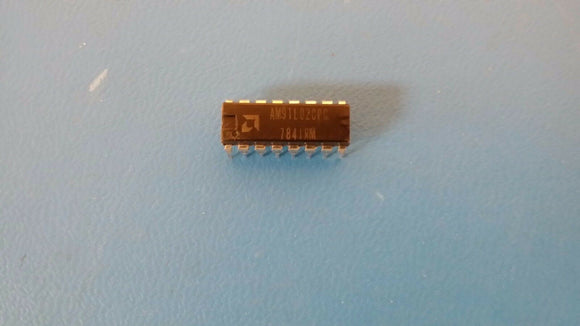 (2 PCS) AM91L02CPC AMD IC,SRAM,1KX1,MOS,DIP,16PIN,PLASTIC