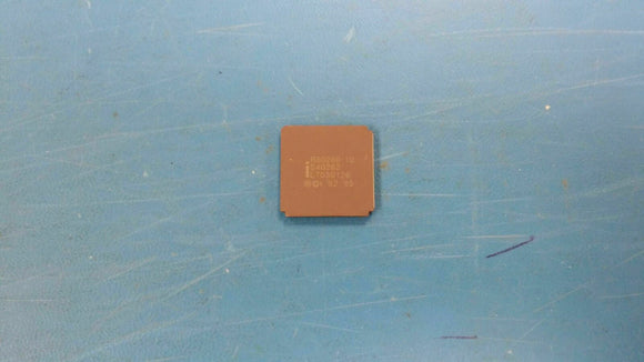 (1 PC) R80286-10 INTEL 16-BIT, 10MHz, MICROPROCESSOR, CQCC68