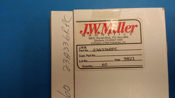 (1 PC) 23A336RPC MILLER VER. MT. PRINTED CIRCUIT VELVETORK ADJ. R.F. COIL 4.10uh