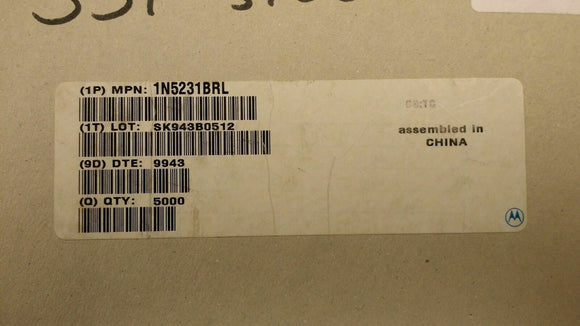 (100PCS) 1N5231BRL 1N5231B Zener Diodes 5.1V 0.5W