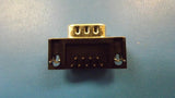 (6PCS) K22X-E9P-N KYCON D-SUB CONNECTOR, 9 POS
