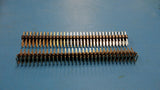 (2 PCS) TSW-132-08-G-D-RA Conn Unshrouded Header HDR 64 POS 2.54mm Solder RA