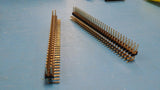 (2 PCS) TSW-132-08-G-D-RA Conn Unshrouded Header HDR 64 POS 2.54mm Solder RA