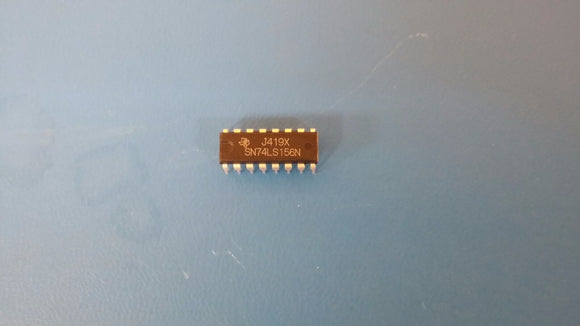 (25 PCS) SN74LS156N Decoder/Demultiplexer Single/Dual 3/2-to-8/4 16-Pin PDIP
