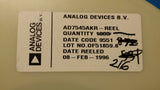 (25PCS) AD7545AKR AD PARALLEL, WORD INPUT LOADING, 12-BIT DAC, SOIC 20PIN