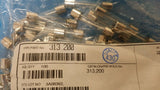 (5 PCS) 0313.200H, H313.200 LITTELFUSE FUSE GLASS 200MA 250VAC 3AB 3AG