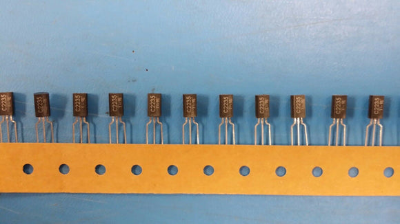 (25 PCS) 2SC2235-Y TOSHIBA TRANS NPN 120V 0.8A TO-226-3, TO-92-3 Long Body