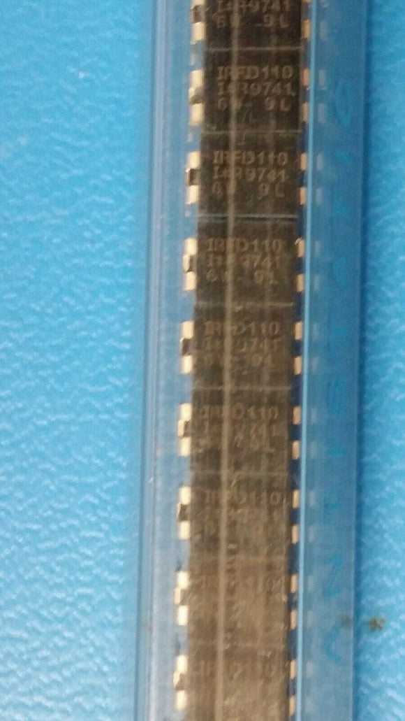 (20pcs) IRFD110 N-Channel 100V 1A (Ta) 1.3W (Ta) Through Hole 4-DIP, Hexdip, HVM