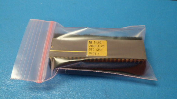 (1 PC) Z8001ADC, Z8001ACS Microprocessor, 16-Bit, 6MHz, NMOS, CDIP48