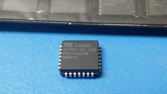 (25 PCS) PAL20L8BCFN AMD/MMI OT PLD, 15ns, PAL-Type, TTL, PLCC28