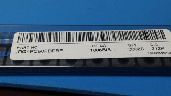 (1 PC) IRG4PC50FDPBF IR IGBT 600V 70A 200W TO247AC ROHS