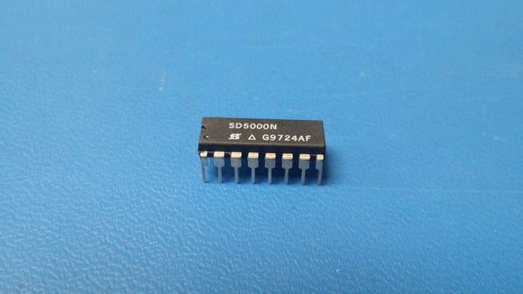 (1 PC) SD5000N SILICONIX FET TRANSISTOR 0.05A 20V 4 ELEMENT N-CHANNEL DIP-16