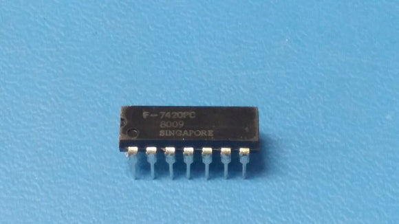 (10 PCS) 7420PC FSC NAND Gate IC 2 Channel 14-PDIP