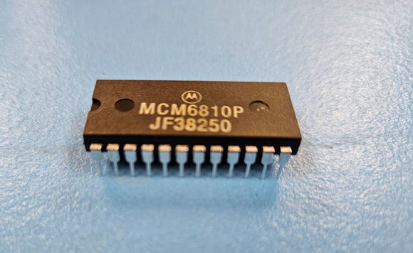 (1 PC) MCM6810P MOT Standard SRAM, 128X8, 450ns, NMOS, PDIP24