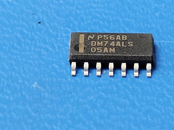 (10 PCS) DM74ALS05AM Buffer/Driver 6-CH Inverting Open Collector Bipolar SOIC-14