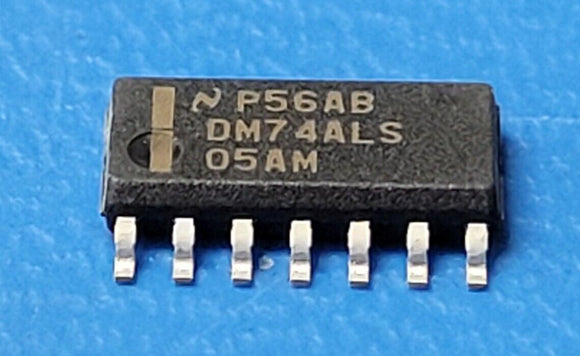 (10 PCS) DM74ALS05AM Buffer/Driver 6-CH Inverting Open Collector Bipolar SOIC-14
