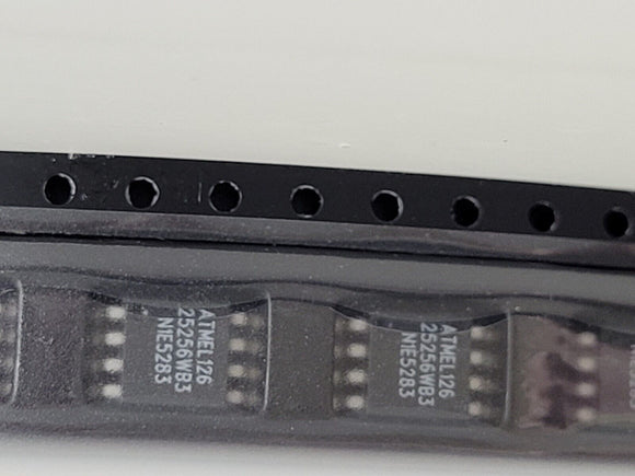 (2 PCS) AT25256W-10SA-2.7 ATMEL EEPROM, 32KX8, Serial, CMOS, PDSO8