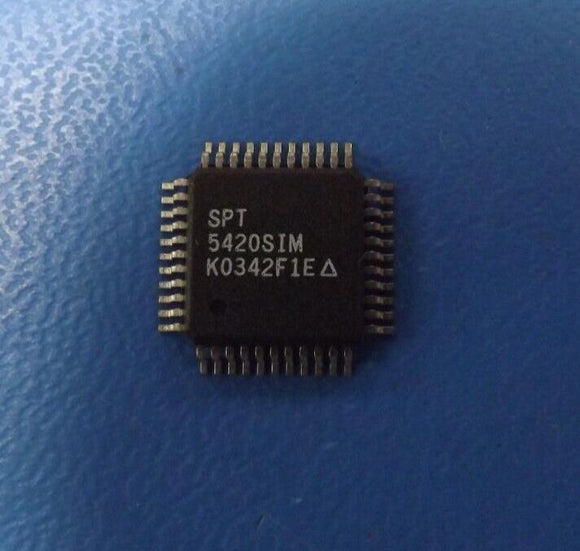(10PC) SPT5420SIM D/A, 1 Func, Parallel, Word Input Loading, PQFP44