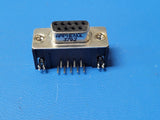 (5PCS) 17HTNES4R2C AMPHENOL D-sub, Stamped Signal 3A, Right Angle PCB Thru Hole