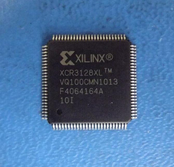 (1PC) XCR3128XL-10VQ100I XILINX EE PLD, 10ns, 128-Cell, CMOS, PQFP100 RoHS