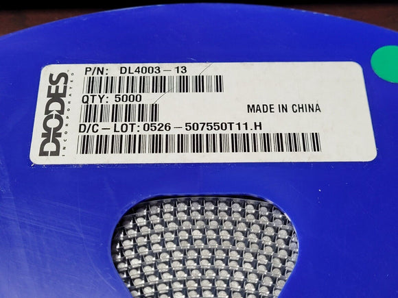 (25 PCS) DL4003-13 DIODES INC. Diode 200 V 1A Surface Mount MELF