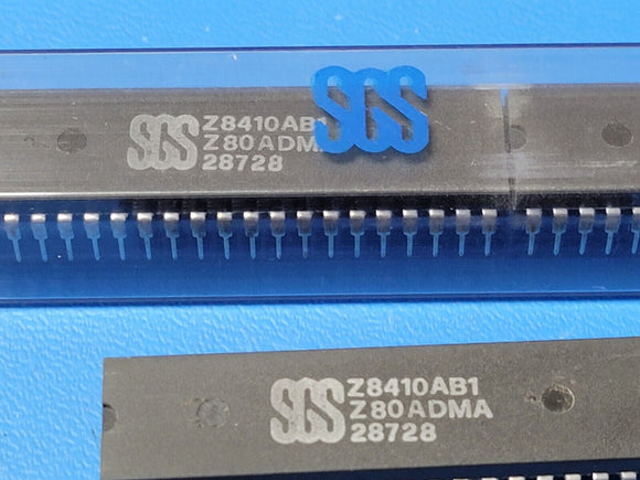 (1 PC) Z8410AB1(Z80-ADMA) SGS DMA Controller 1 Channel 4MHz CMOS PDIP40