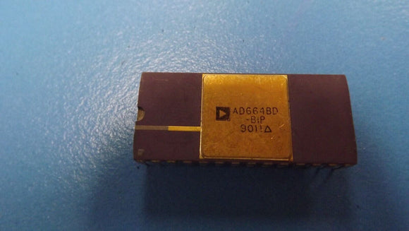 (1PC) AD664BD-BIP ANALOG DEVICES 12 Bit Digital to Analog Converter 4 28-CDIP