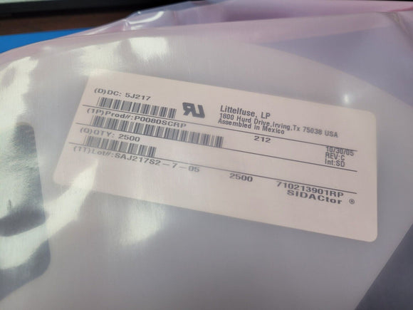 (10PCS) P0080SCRP 6V Off-State 400 A Ipp TVS Thyristor DO-214AA, SMB