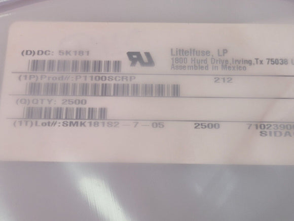 (10 PCS) P1100SCRP 90V Off-State 400 A Ipp TVS Thyristor DO-214AA, SMB