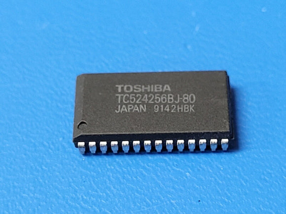 (1 PC) TC524256BJ-80 TOSHIBA Video DRAM, 256KX4, 80ns, CMOS, SOJ28
