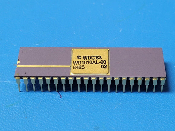 (1 PC) WD1010AL WESTERN DIGITAL IC Controller Chip Purple Gold CDIP40